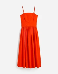 Poplin Seamed Maxi Dress | Madewell