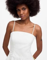 Poplin Seamed Maxi Dress | Madewell