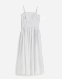 Poplin Seamed Maxi Dress | Madewell