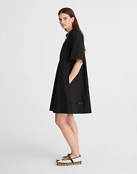 Poplin Splitneck Mini Shirtdress | Madewell
