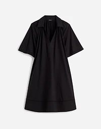 Poplin Splitneck Mini Shirtdress | Madewell