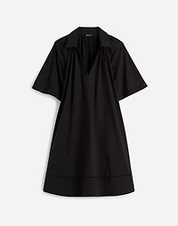 Poplin Splitneck Mini Shirtdress | Madewell