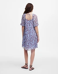 Puff-Sleeve Mini Dress in Floral | Madewell