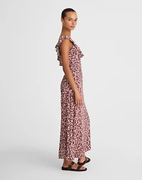 Ruffled Scoopneck Maxi Dress Floral | Madewell