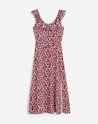 Ruffled Scoopneck Maxi Dress Floral | Madewell