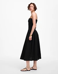 Petite Poplin Smocked Maxi Dress | Madewell