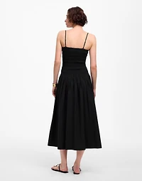 Petite Poplin Smocked Maxi Dress | Madewell