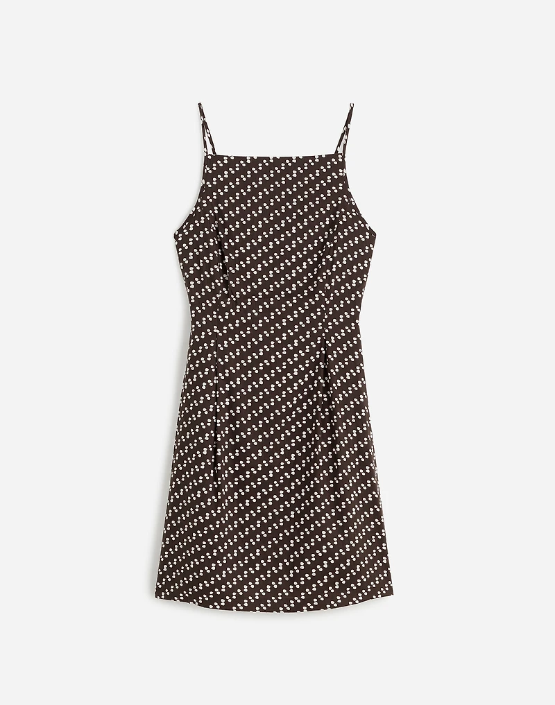 High-Neck Mini Dress Dot | Madewell