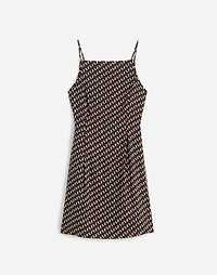 High-Neck Mini Dress Dot | Madewell