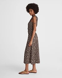Smocked Sleeveless Midi Dress | Madewell