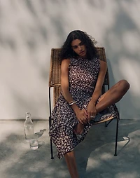 Smocked Sleeveless Midi Dress | Madewell