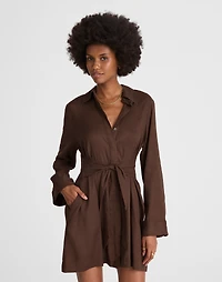 Tie-Front Shirtdress | Madewell