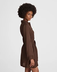 Tie-Front Shirtdress | Madewell