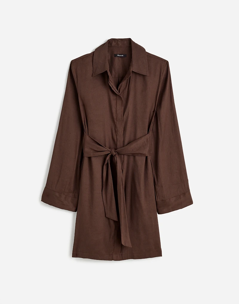 Tie-Front Shirtdress | Madewell