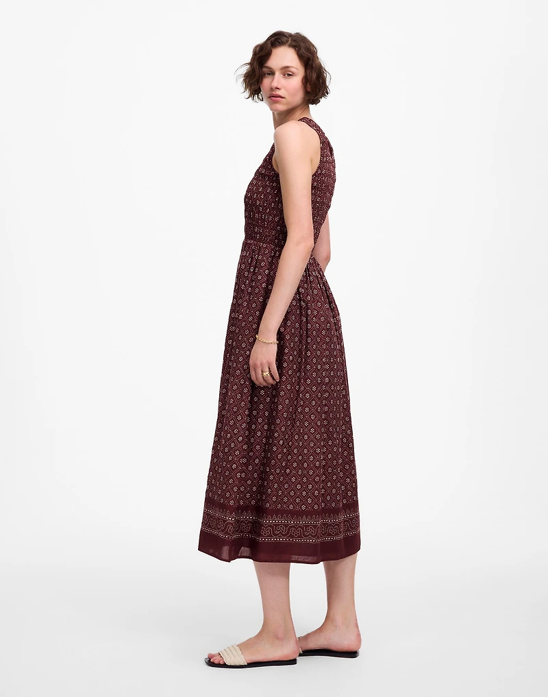 The Melody Smocked Midi Dress Daisy Print | Madewell