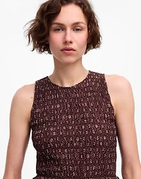 The Melody Smocked Midi Dress Daisy Print | Madewell