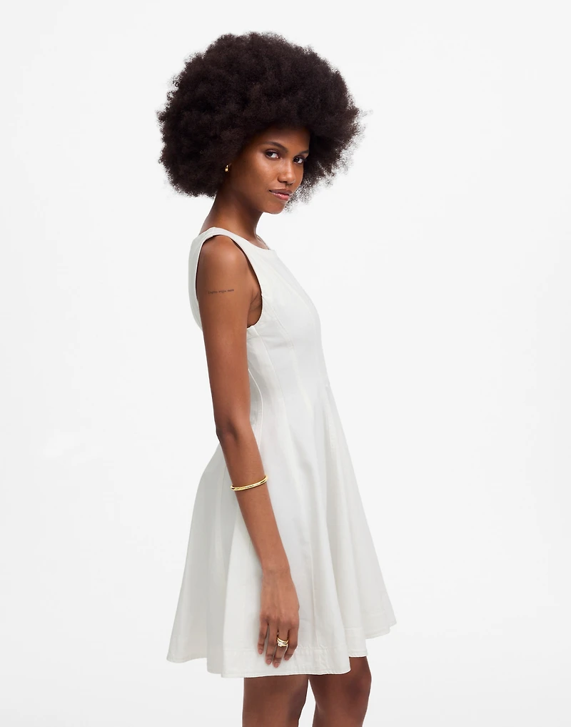 Circle Mini Dress: Airy Denim Edition | Madewell