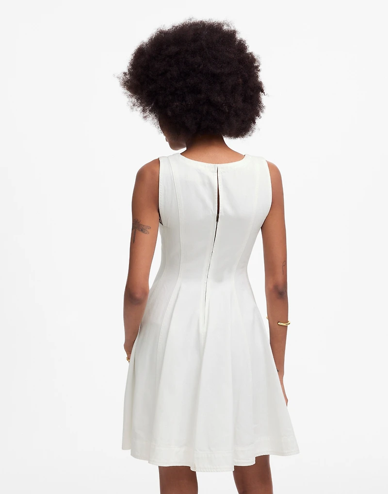 Circle Mini Dress: Airy Denim Edition | Madewell