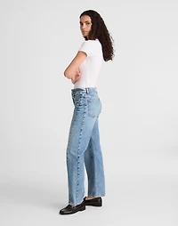 Pieced Barrel-Leg Jeans