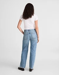 Pieced Barrel-Leg Jeans