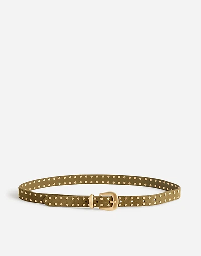 Flat Studded Western Belt | Madewell