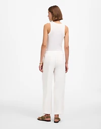Tall Pull-On Barrel Pants in 100% Linen | Madewell