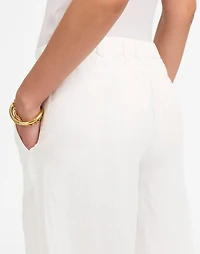 Tall Pull-On Barrel Pants in 100% Linen | Madewell