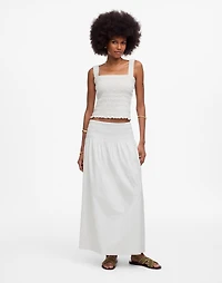 Poplin Smocked Tank | Madewell