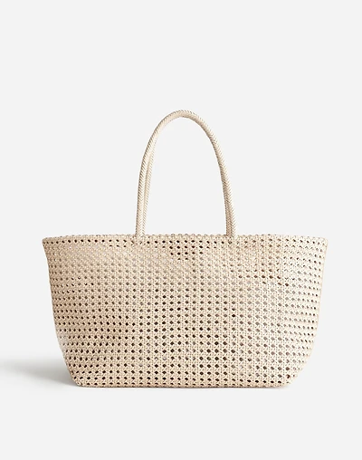 The Handwoven Cane Tote | Madewell