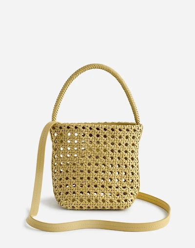 The Handwoven Cane Mini Bag | Madewell