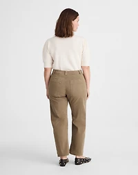 The Plus Darted Barrel-Leg Utility Pant | Madewell