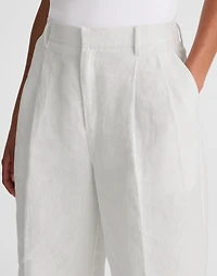 Relaxed Pleated Trouser Shorts in 100% Linen | Madewell