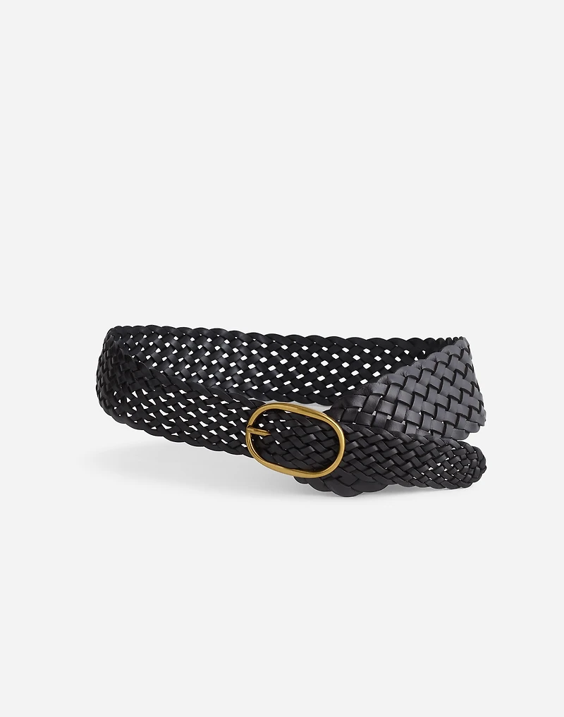 Woven Leather Hip Belt | Madewell