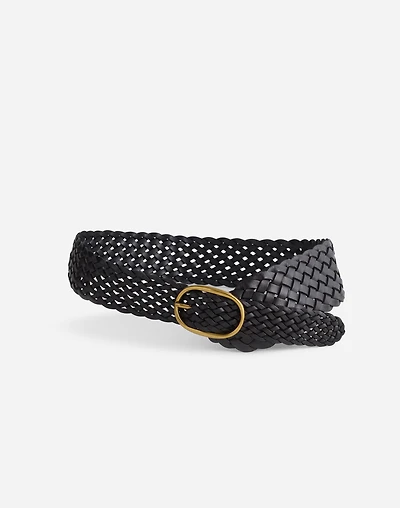 Woven Leather Hip Belt | Madewell
