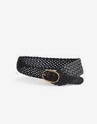 Woven Leather Hip Belt | Madewell