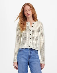 Open-Stitch Crewneck Sweater | Madewell
