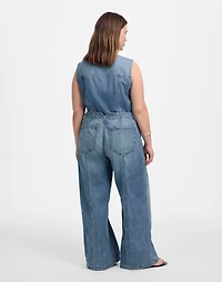 Plus Wide-Sweep Trousers Robertson Wash: Airy Denim Edition | Madewell