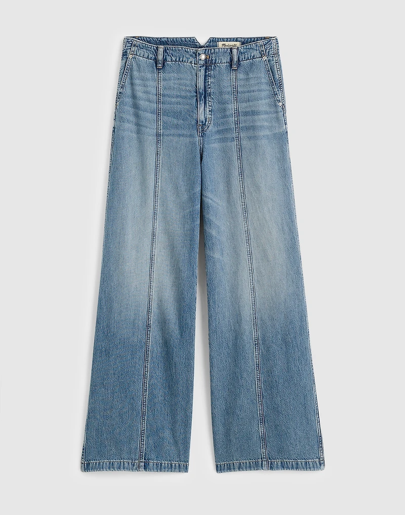Plus Wide-Sweep Trousers Robertson Wash: Airy Denim Edition | Madewell