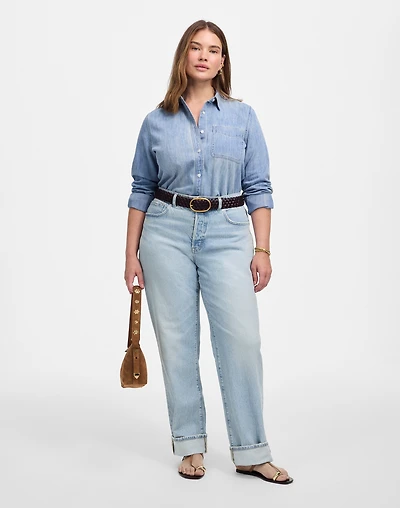 The Plus Dean Easy Straight Jean Foster Wash | Madewell