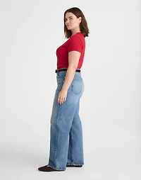 Plus Curvy Low-Slung Baggy Jeans Robertson Wash | Madewell