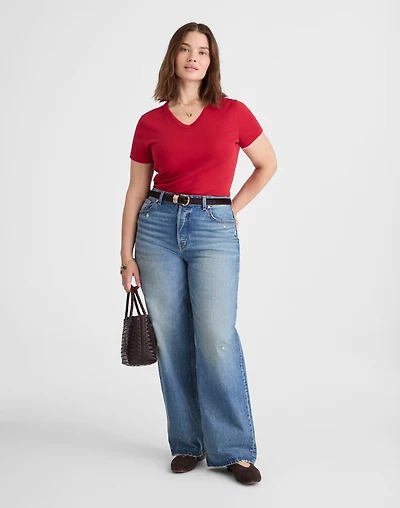 Plus Curvy Low-Slung Baggy Jeans Robertson Wash | Madewell