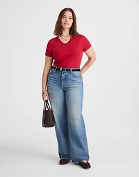 Plus Curvy Low-Slung Baggy Jeans Robertson Wash | Madewell