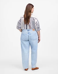 The Plus Curvy Pieced Barrel-Leg Jean | Madewell