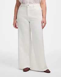 The Plus Curvy Pieced Barrel-Leg Jean | Madewell