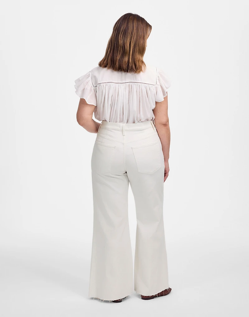 The Plus Curvy Pieced Barrel-Leg Jean | Madewell