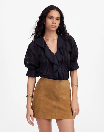 Suede Mini Skirt | Madewell