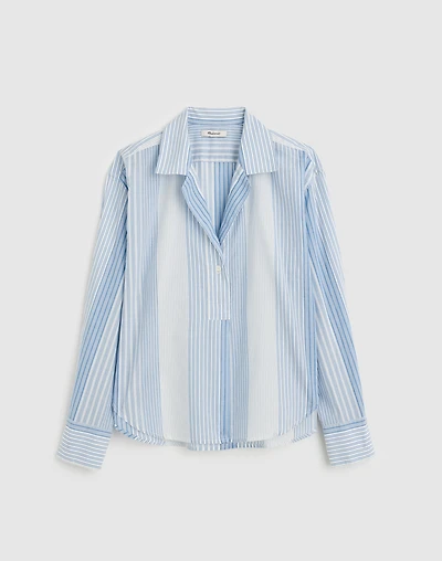 Notch-Collar Popover Shirt | Madewell
