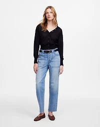 Linen-Blend V-Neck Cardigan | Madewell