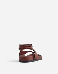 The Eleni Ankle-Wrap Thong Sandal | Madewell