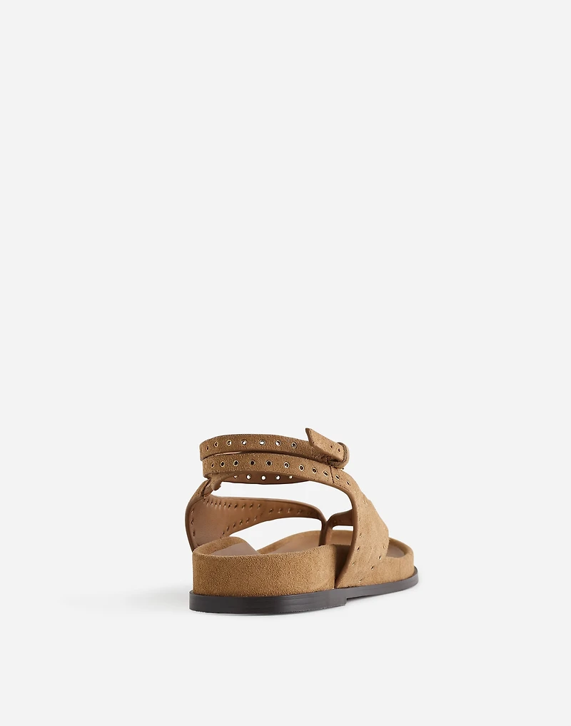 The Eleni Ankle-Wrap Thong Sandal | Madewell